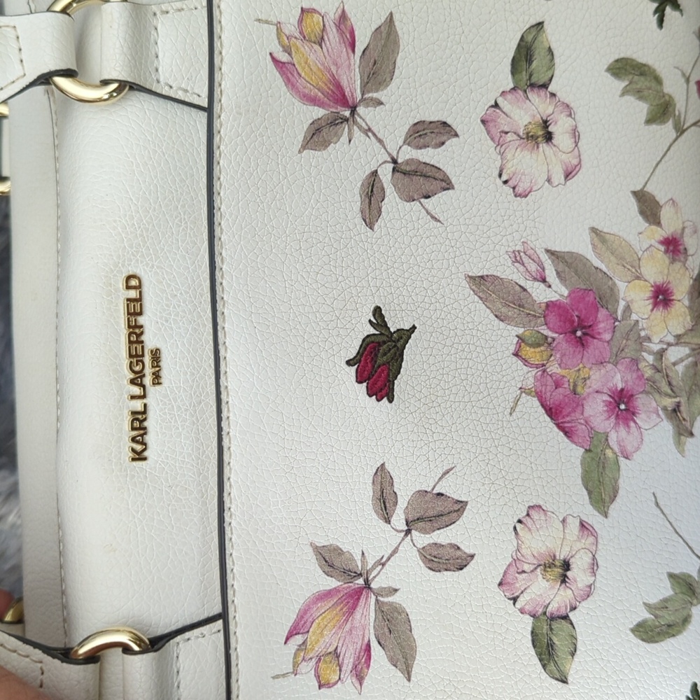 Karl Lagerfeld beautiful flower bag